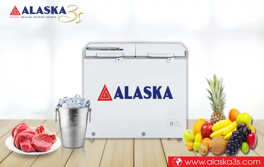 Tủ đông Alaska HB-550N 1 ngăn 2 cánh