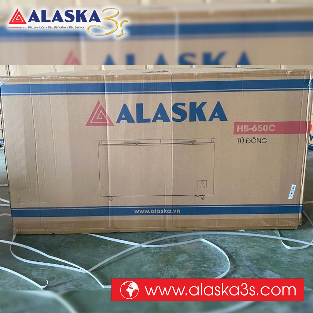 Tủ đông Alaska HB-650C 595L dàn đồng