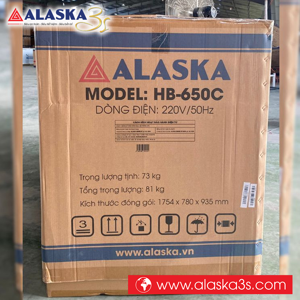 Tủ đông Alaska HB-650C dung tích 595 Lít