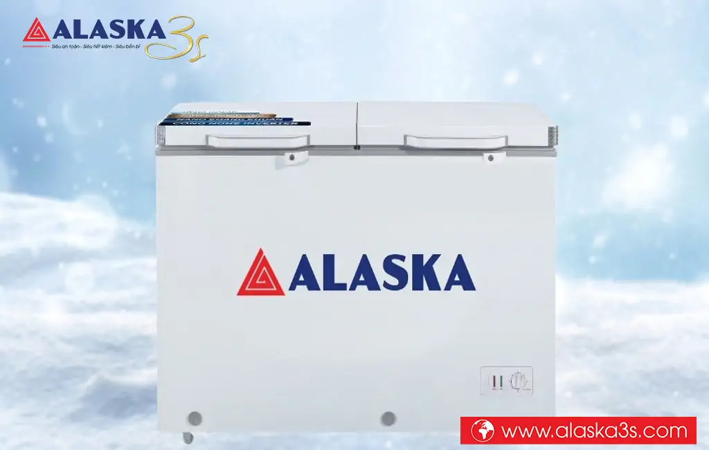 Tủ đông mát Alaska BCD-5068C 2 ngăn 2 cánh