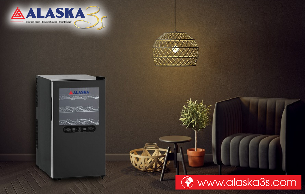 Tủ ướp rượu vang Alaska JC-18T