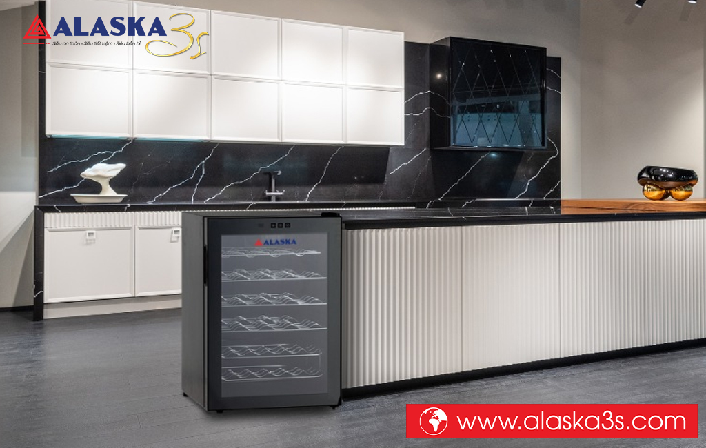 Tủ rượu vang Alaska JC-48 vận hành êm ái