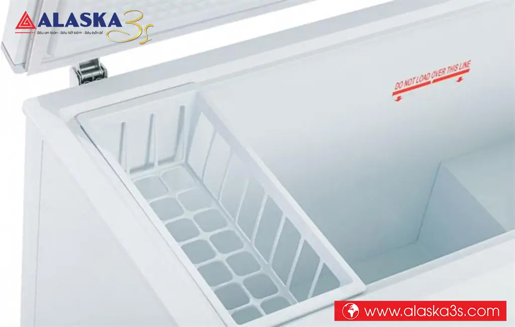 Giỏ đựng tiện lợi tủ đông 1 ngăn 1 cánh Alaska