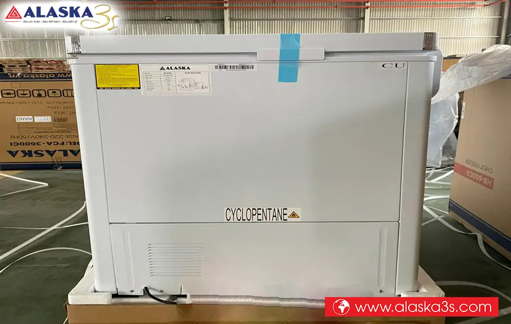 Hình ảnh thực tế tủ đông Alaska inverter 595L HB-650CI