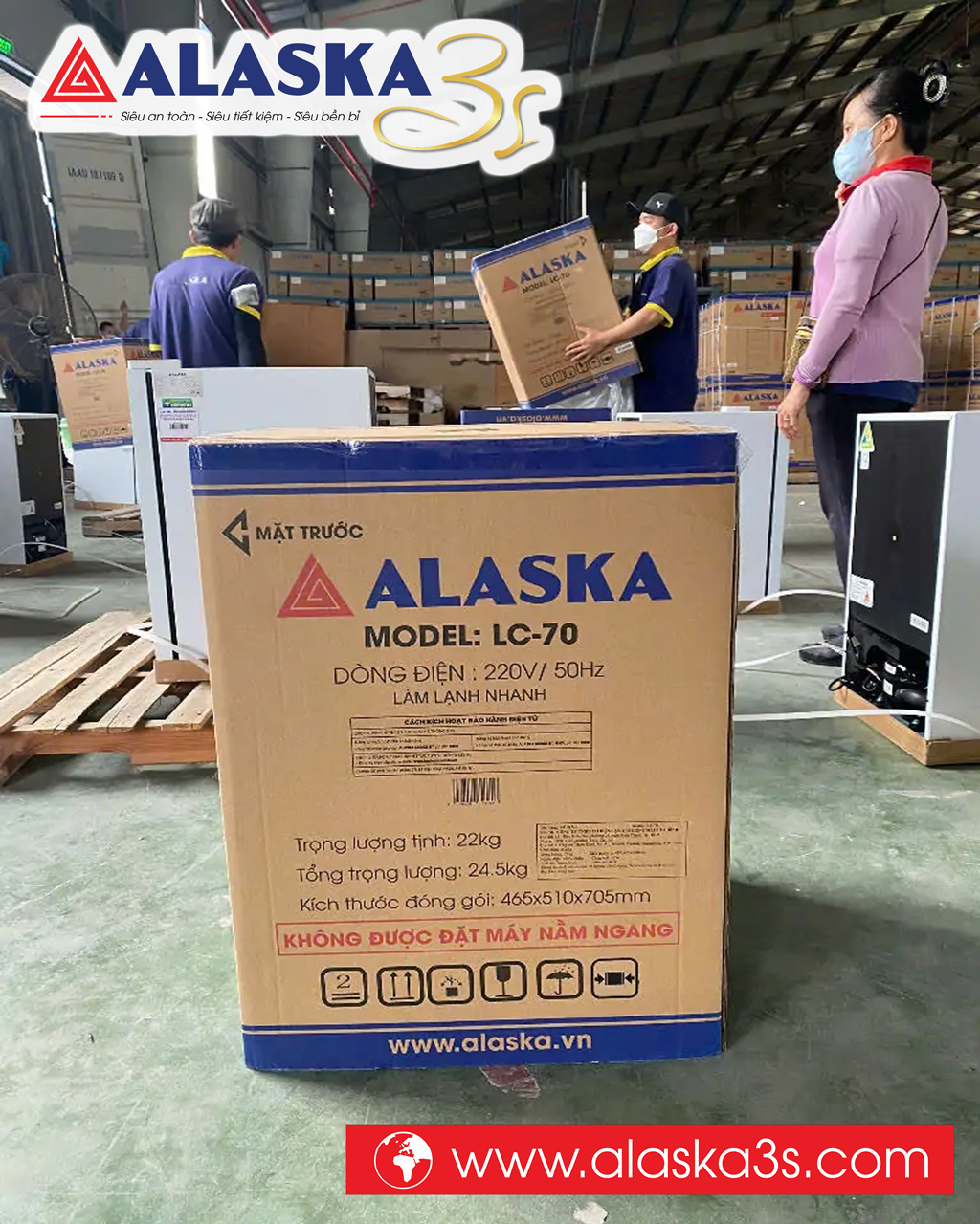 Tủ mát Alaska LC-70 70 lít