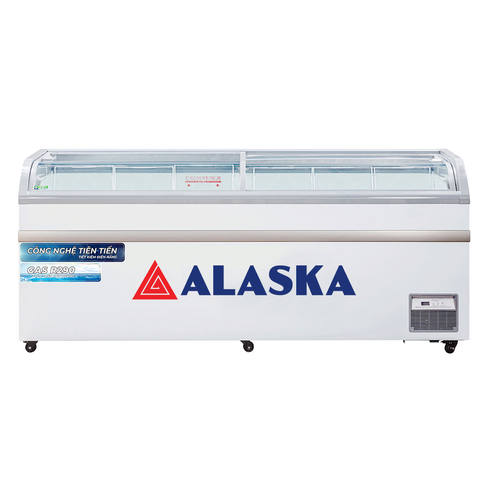 Tu-dong-Alaska-mat-kinh-cong-KC-550CI-dung-tich-765L Tủ đông Alaska mặt kính cong KC-550CI dung tích 765L