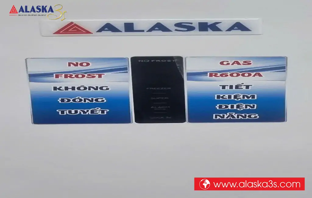 Bảng điều chỉnh nhiệt độ LED bên ngoài tủ đông đứng Alaska IF-290N