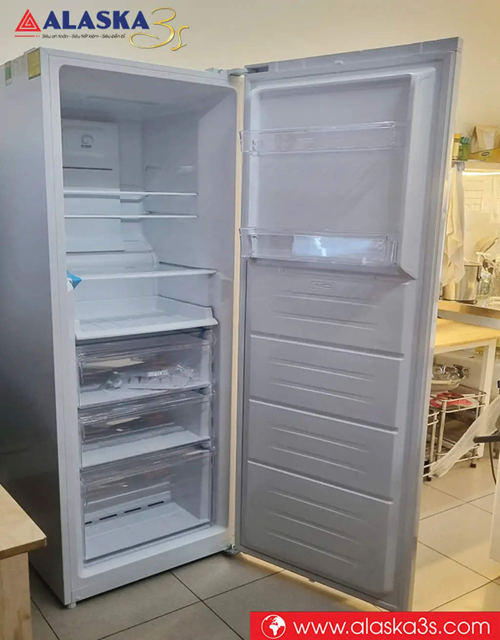 Tủ đông đứng Alaska IF-290N dung tích 310L chính hãng
