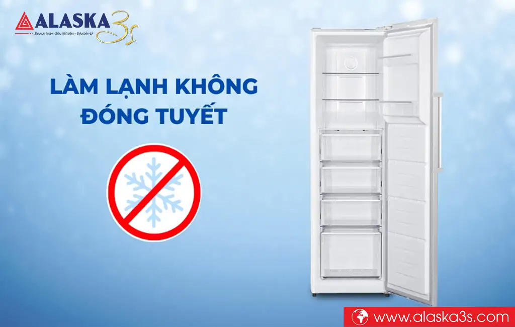 Tủ đông đứng Alaska IF-290N không đóng tuyết