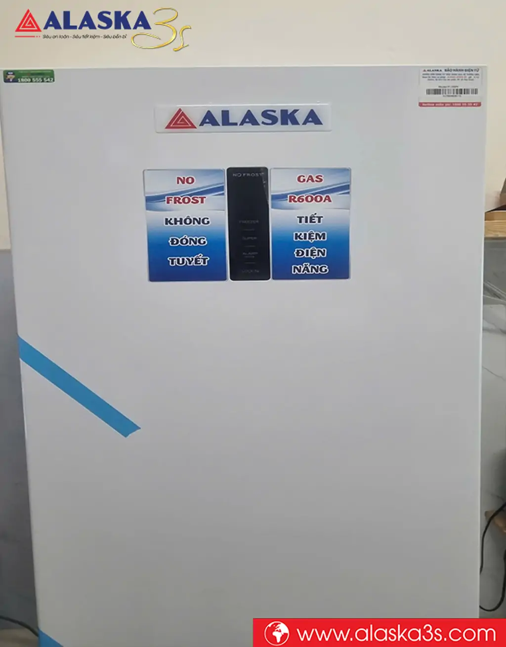 Tủ đông đứng Alaska IF-290N không đóng tuyết 310L