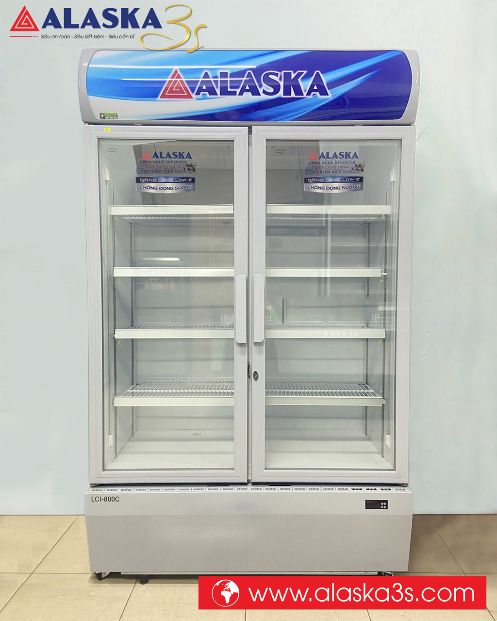 Tủ mát Alaska LCI-800C