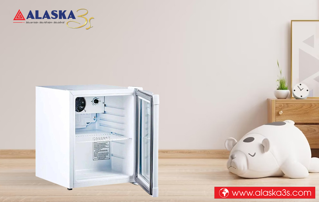 Tủ mát mini Alaska LC-50T cửa kính cường lực 2 lớp