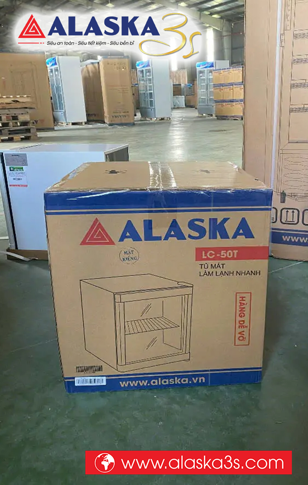 Tủ mát mini Alaska LC-50T