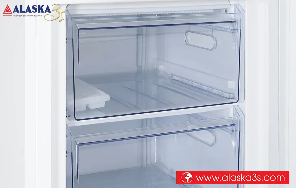 Tủ đông đứng Alaska IF-215 thiết kế 5 hộc kéo riêng biệt