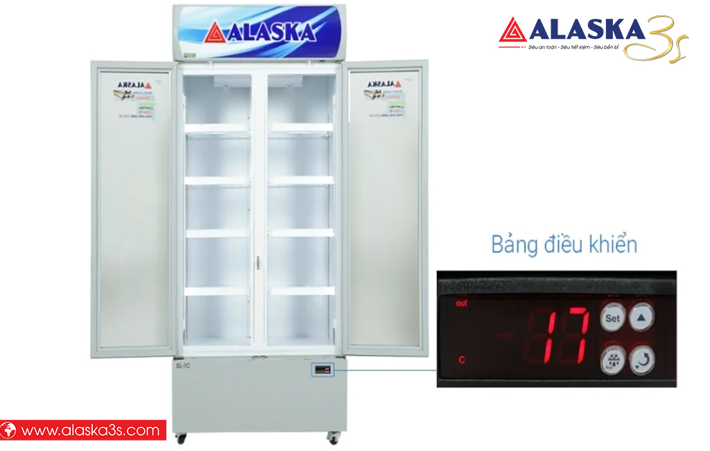 Bảng điều chỉnh nhiệt độ điện tử Tủ mát Alaska