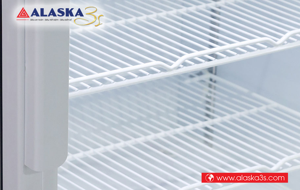 Kệ vỉ Tủ mát Alaska dễ dàng tháo rời và điều chỉnh cao thấp 