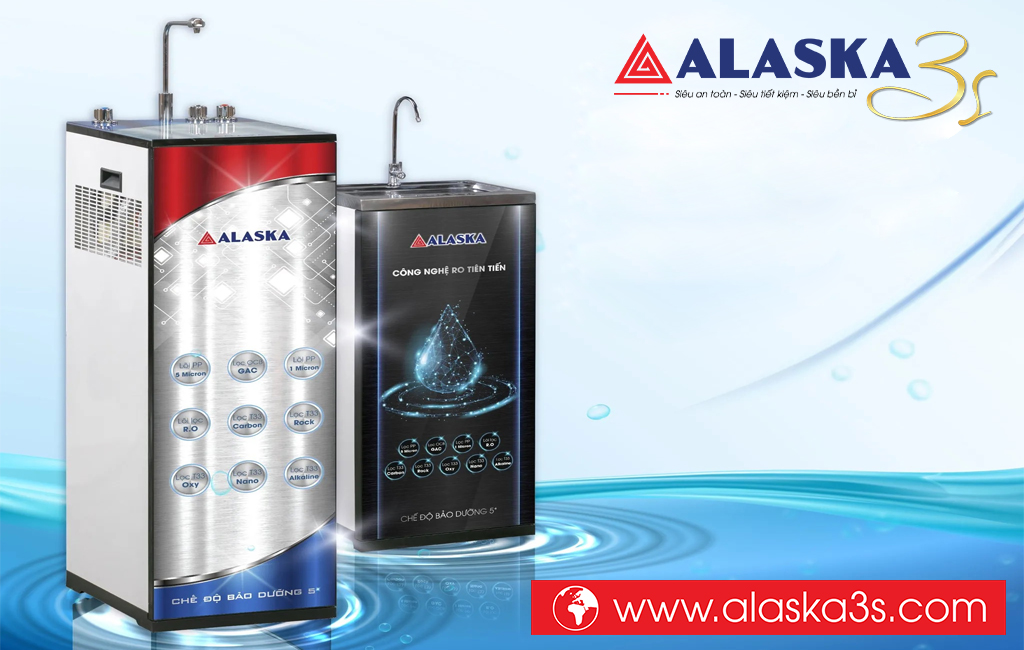 Máy lọc nước RO nóng lạnh Alaska