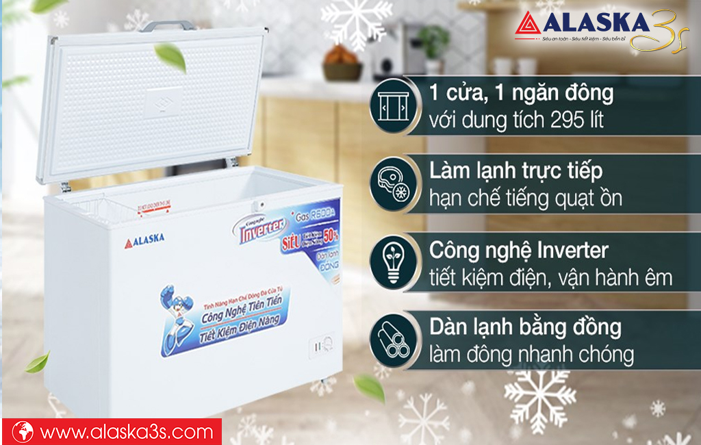 Tủ đông Alaska 1 ngăn 