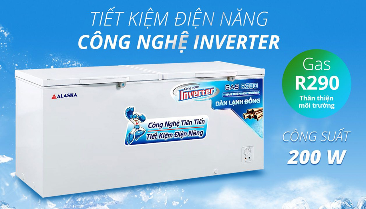 Tủ đông Alaska Inverter Chính hãng