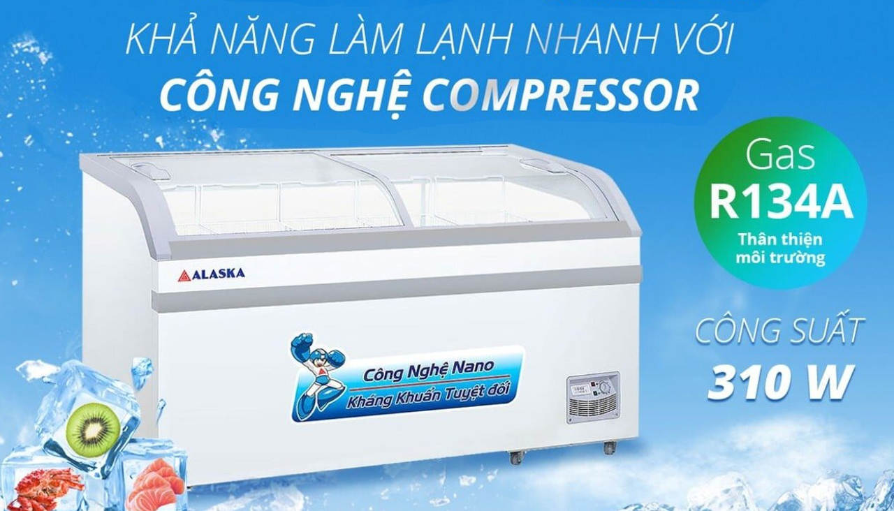 Tủ đông Alaska Inverter Chính hãng