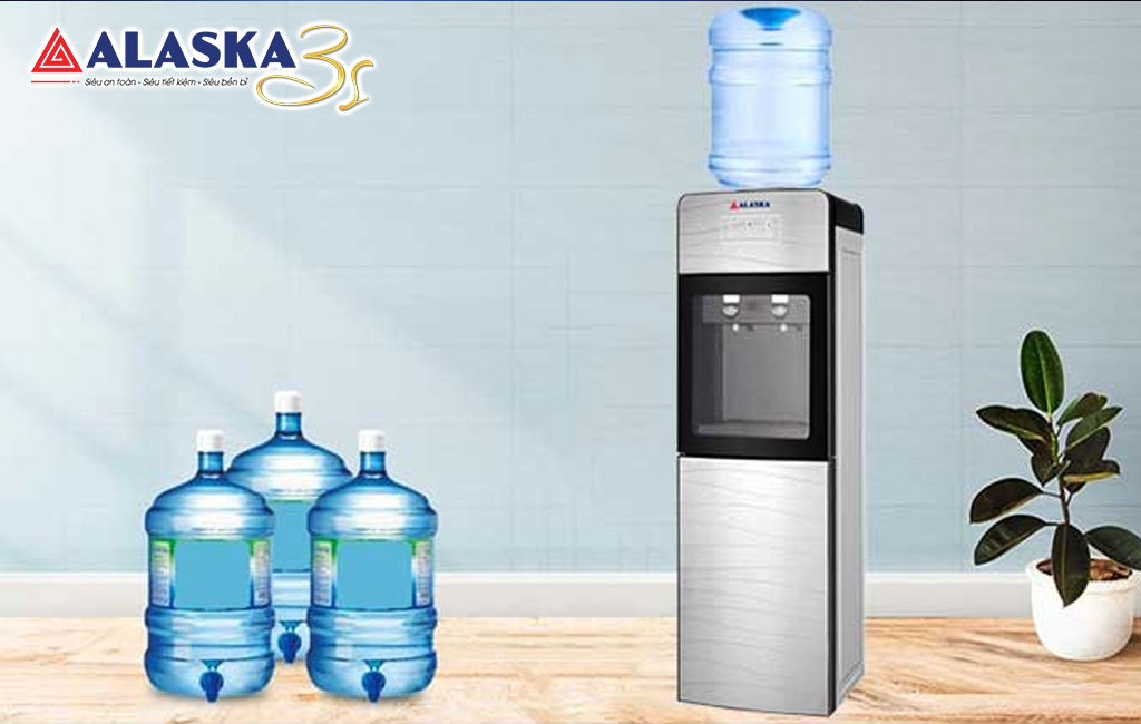 Cây nước nóng lạnh Alaska dạng bình úp