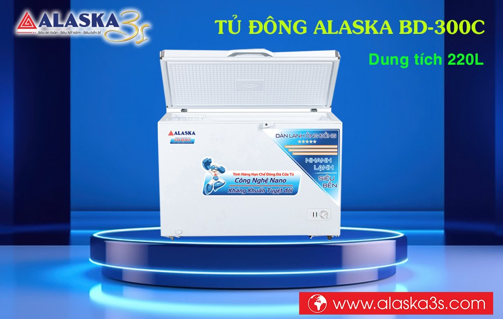 Tủ đông Alaska BD-300C