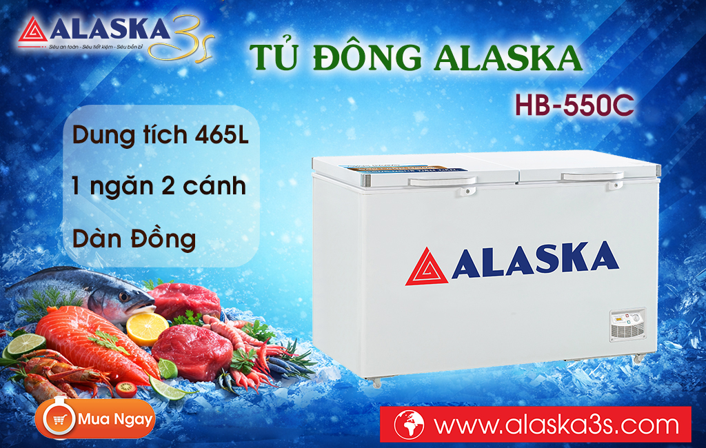 Tủ đông Alaska HB-550C