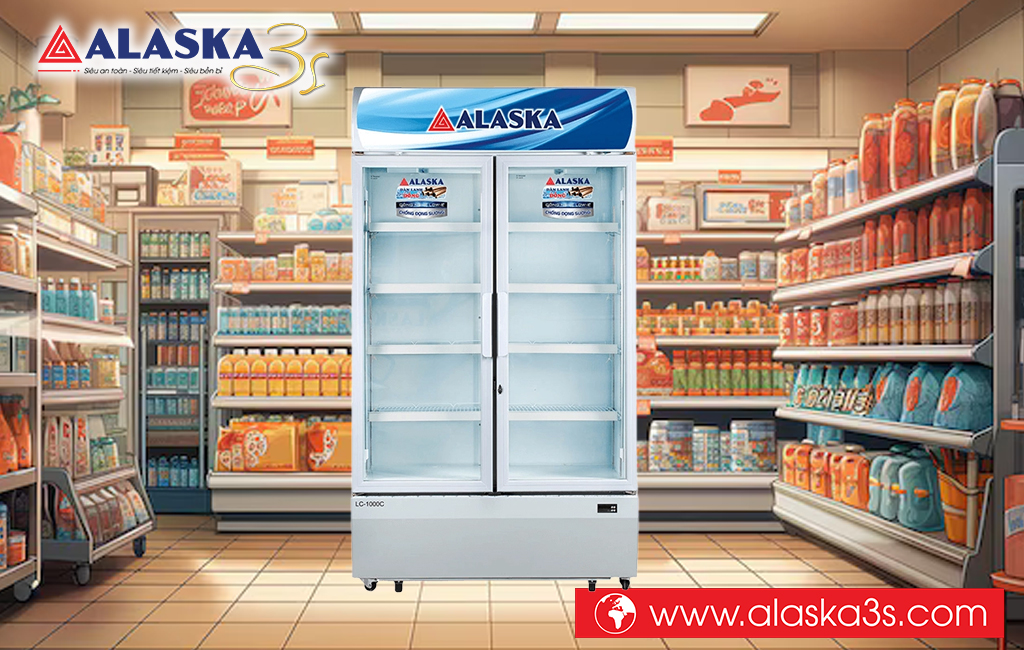 Tủ mát 2 cánh Alaska LC-800C