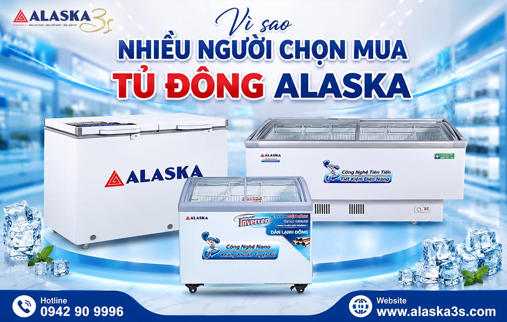 Vì sao nhiều người chọn mua tủ đông Alaska
